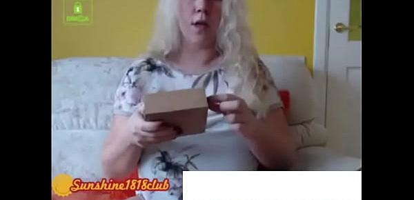  July 17th webcam show from Chaturbate.com leaked mail unboxing